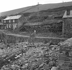 Images Dated 11th June 2018: Cottages, Port Quin, St Endellion, Cornwall. 1969