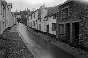 Looe Collection: Cottages on West Looe Hill, West Looe, Cornwall. 1961