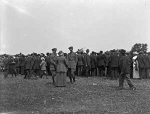 Kenwyn Collection: Crowd at unveiling of the Kenwyn War Memorial, junction of Kenwyn Hill and Knights Hill, Kenwyn