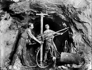 Camborne Collection: Dolcoath Mine, Camborne, Cornwall. March 1904