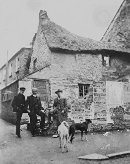 Newquay Collection: Duck Alley, near Central Square, Newquay, Cornwall. 1904