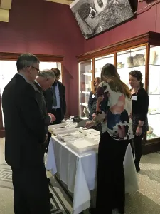 Event Prints: Duke of Cornwall views archaeology collections during a visit to the Royal Cornwall Museum to mark the bicentenary year