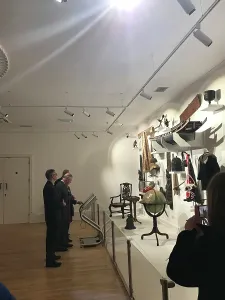 History Prints: Duke of Cornwall views the Treffry Gallery during his visit to the Royal Cornwall Museum to mark the bicentenary year