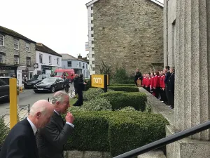 Occasion Prints: Duke of Cornwalls arrival at the Royal Cornwall Museum to mark the bicentenary year of the Royal Institution of