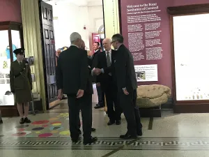 Event Prints: Duke of Cornwalls arrival at the Royal Cornwall Museum to mark the bicentenary year of the Royal Institution of