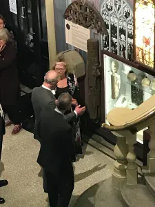 History Prints: Duke of Cornwalls visit to the Royal Cornwall Museum to mark the bicentenary year of the Royal Institution of Cornwall