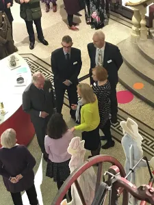 History Prints: Duke of Cornwalls visit to the Royal Cornwall Museum to mark the bicentenary year of the Royal Institution of Cornwall