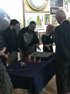 History Prints: Duke of Cornwalls visit to the Royal Cornwall Museum to mark the bicentenary year of the Royal Institution of Cornwall