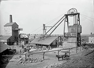 Images Dated 2016 April: East Pool Mine, Illogan, Cornwall. 1895