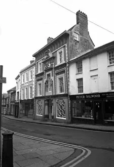 Penzance Collection: The Egyptian House, Chapel Street, Penzance, Cornwall. 1974