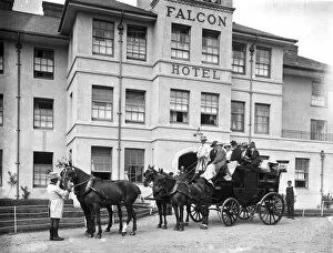 Images Dated 2nd January 2016: Falcon Hotel, Bude, Cornwall. Early 1900s