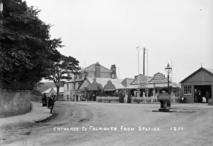 Falmouth Collection: Falmouth and station, Cornwall. Early 1900s