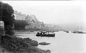 Images Dated 12th January 2019: The ferry, Flushing, Cornwall. Around 1910