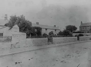 First Post office, probably Bank Street or Beachfield Avenue, Newquay, Cornwall. Probably early 1900s