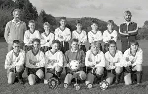 Football / Soccer Collection: Football Team, Lostwithiel, Cornwall. November 1988