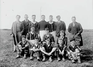 Football / Soccer Collection: Football team, Probus, Cornwall. Around 1930