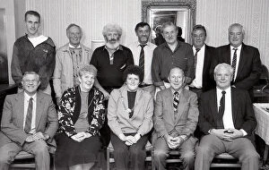 Football / Soccer Collection: Football Team Reunion, Fowey, Cornwall. October 1992