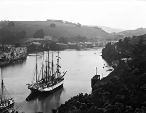 Lanteglos by Fowey Collection: Fowey harbour, Cornwall. 1904