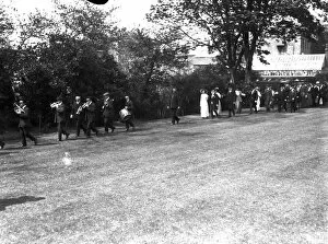 Images Dated 4th April 2016: Furry Dance (Flora Day), Helston, Cornwall. Early 1900s