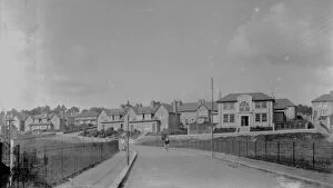 Images Dated 8th July 2019: General view of houses at Hendra, Truro, Cornwall. Late 1920s