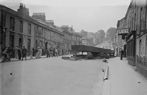 Images Dated 19th July 2019: Girder arriving for Plaza Cinema, 69 Lemon Street, Truro, Cornwall. 14th July 1935