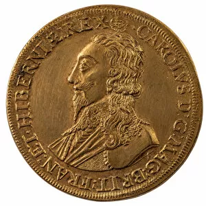 Numismatics Collection: Gold Electrotype of the Juxon Medal, England