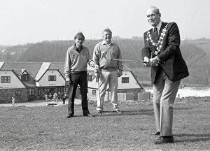 Images Dated 26th November 2018: Golf Club Opens, Lostwithiel, Cornwall. April 1991
