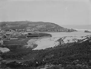 Images Dated 27th August 2019: Golf Course, Perranporth, Perranzabuloe, Cornwall. 6th June 1910