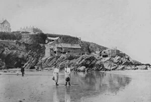 Newquay Collection: Good Intent and Fly pilchard cellars, Newquay, Cornwall. Around 1910