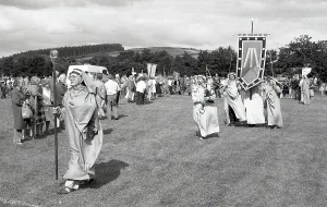 Gorsedh Kernow Bardic ceremony, Lostwithiel, Cornwall. September 1989