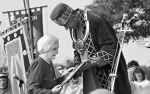 Images Dated 22nd January 2019: Gorsedh Kernow Bardic ceremony, Roche, Cornwall. September 1991