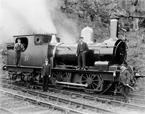 Editor's Picks: GWR tank number 34 pictured with four men on the St Ives branch. Around 1905
