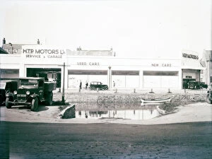 Truro Collection: H. T. P. Motors Ltd, Back Quay, Truro, Cornwall. Taken before the the last section of the river