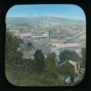 Images Dated 8th June 2019: A hand-coloured slide view of Truro, Cornwall. Around 1890