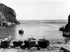 Cadgwith Collection: The Harbour, Cadgwith, Cornwall. 1894