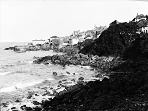 Coverack Collection: The Harbour, Coverack, St Keverne, Cornwall. 1908