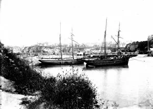 Images Dated 28th June 2016: The Harbour, Newquay, Cornwall. 1900s