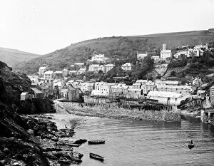 Images Dated 30th January 2016: Harbour, Polperro, Cornwall. June 1904
