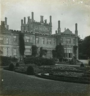 Images Dated 12th January 2019: Front of house from formal garden, Tregothnan, St Michael Penkivel, Cornwall. Around 1925