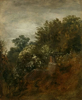 Fine Art Collection: House in the Trees at Hampstead, John Constable (1776-1837)
