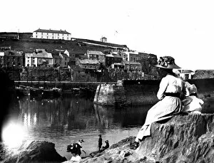 Images Dated 30th May 2016: Inner harbour, Mevagissey, Cornwall. 1920s