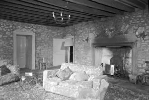Morwenstow Collection: Interior of Stanbury House, Morwenstow, Cornwall. 1958
