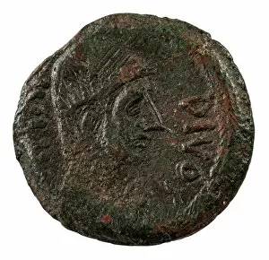Numismatics Collection: Julius Caesar Copper Alloy Coin