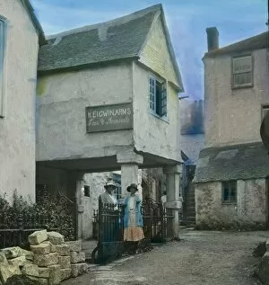 Mousehole Collection: The Keigwin Arms, Mousehole, Cornwall. Around 1925