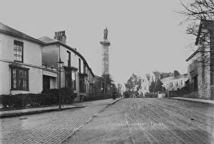Images Dated 8th July 2019: The Lander Monument, Lemon Street, Truro, Cornwall. 1910