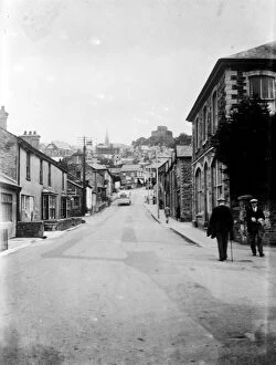 Images Dated 18th October 2018: Launceston from St Thomas Road Newport, Cornwall. Around 1920s