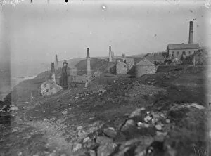 St Just in Penwith Collection: Levant Mine, St Just in Penwith, Cornwall. October 1919