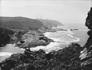 Images Dated 4th June 2019: Levant mine, St Just in Penwith, Cornwall. 1911