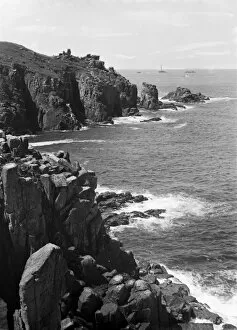 Sennen Collection: Longships and Lands End, Cornwall. 1903