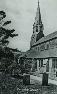 Images Dated 17th December 2015: Lostwithiel Church from the south side, Cornwall. Around 1925